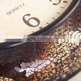 15" Handmade Antique Mosaic Decorative Oversized Design Wall Clock thumbnail-3