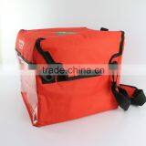 Red Color Portable Shoulder Lunch PVC Bag Insulated Cooler Ice Bag Hand thumbnail-3
