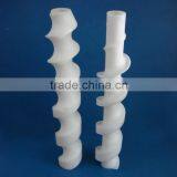 Wholesale Engineering Plastic Custom POM Plastic Raw Mateiral Conveyer Screw Rod thumbnail-2