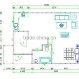 Earthquake Resistance House for Home Light Steel Frame House Concrete Prefab House thumbnail-2
