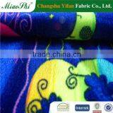 Knitting Factory Flower Design Velour Fabric With Pigment Printed for Mid East Market