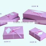 Hot sale custom simple kraft paper jewelry box/ kraft brown square cardboard jewellery boxes for jewellery
