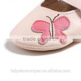 Soft Sole Baby Shoes Handmade Infant Gift Butterfly Pink Comfortable Leather Shoes Quality Choice thumbnail-4