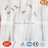 high quality wholesale white tape light gold slider nylon zipper