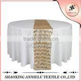 Discount Wedding Sequin Chevron Table Runner for Round Tables thumbnail-1