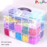 Colorful Items in Middle Size Box DIY Colorful Youtube Crazy Loom Bands Wholesale