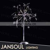 chinese lighting supplier new model fancy crystal chandelier modern table lamp for wedding centerpieces