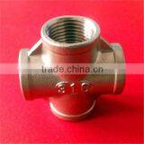 Stainless Steel NPT Cross Pipe Fitting thumbnail-1