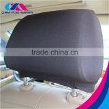 Print Logo Decoration Elastic Polyester Headrest Cover for Car thumbnail-2