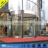 Automatic Revolving Door, Laminated Glass, Stainless Steel Surface