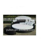 UV-resistant pe Rattan Round Bed With Canopy