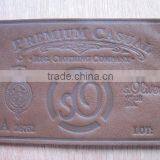 Customized Embossed Fake Leather Patch or Imitation Leather for Jeans, Men Jackets and Apparel