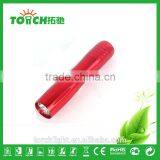 Factory Wholesale Mini Portable Aluminum Slim 1.5v AA Battery Torch Flashlight thumbnail-1