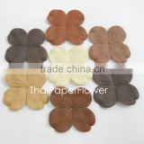 Brown Die Cut Mulberry Paper Flower, Wedding Party Card Making , Invitaion , Scrap-booking Crafts Large Hydrangea HYD3/827