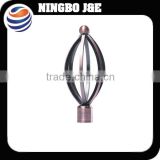 Electroplating AC color iron curtain pole finial for home decoration