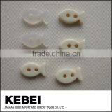 High Quality Fish Button,white Two Hole Button for Shirts thumbnail-2
