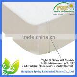 Lab Certified Organic Cotton Allergen Free Breathable Phthalate Free Strech to Fit Mattress Cover thumbnail-3