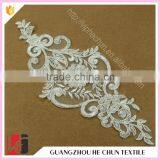 HC-2703-1 Hechun Lace Pearl Guipure Bridal Applique for Wedding Dresses thumbnail-5