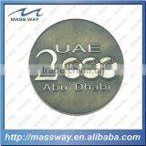 Promotional Custom UAE Antique Pewter Alloy Old Coin