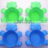 Bear Shaped Microwave Cup Cake Silicone Mould Cake