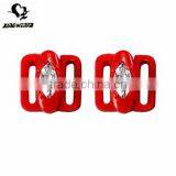 Underwear Accessories Plastic Clasp Buckle With Rhinestones thumbnail-3