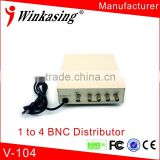 Video splitter video distributor 1 input 4 output cctv BNC distributor