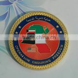 Custom made colored metal gold game coin token