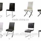 Classic Modern Dining Chair Hotel Chair Z Shape Dining Chair Metal Dining Chair thumbnail-2