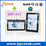 2014 Android Tablet pc 7 Inch Display A13 Q88
