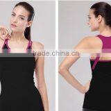 Women's Athletic Racer Back Tank Top & Skinny Yoga Outfits thumbnail-6