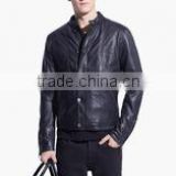Pakistan Produces Top Quality leather jacket with Black contrast lether strape