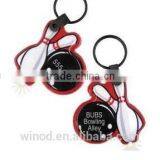 Promotional Gift Plastic 1 Led Keychain Flashlight thumbnail-1