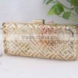 2016 Indian Flat Closure Frame Clutch Bag Metal Frame thumbnail-1