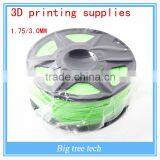 3d Printing Supplies GREEN Color 1.75mm 3mm Consumables 3d Print PLA Three Dimensional Material 1kg