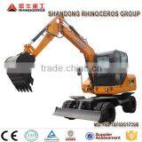 excavator machine with spare parts,new wheel excavator