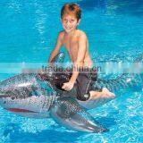 Summer Day Favorite Can Ride Inflatable Shark for Swimming Pool thumbnail-1
