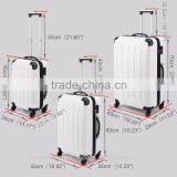 New 3PCS Silver Carry On Luggage Set Trolley Suitcase Travel Bag Spinner ABS PC thumbnail-2
