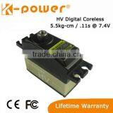 K-power Recommended Servos for 500 Helicopter