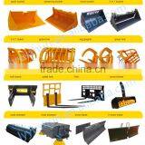 XGMA Hydraulic 2.2-4.5cmb Rock Bucket/Log Grapple/Grass Grapple/Snow Plow For XG953H Wheel Loader thumbnail-5