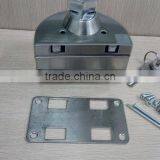 Stainless Steel Door Lock With 3 Brass Keys for Glass Door thumbnail-3