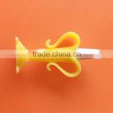 Baby Infant Training Banana Toothbrush and Teether, Turtle Base Banana Shape Teether Toys thumbnail-2