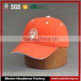 2D вышивка бейсбольные кепки, кепка с промывкой в