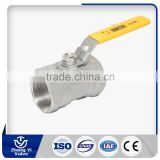 Industry manufacture thread1-piece 1000wog ball valve with handle