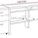 Three Drawers PB Computer Table thumbnail-6