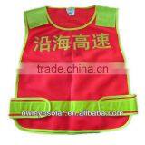 Hi-Vis Pvc Reflective Stripe Safety Vests Factory for Sale With Logo Printing