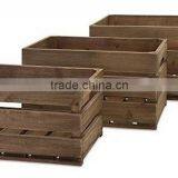 Rustic Wooden Crate,antique Crate Wood for Fruit,wood Crate thumbnail-3
