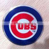 Printing Embossed Round Aluminum Metal Sticker thumbnail-1