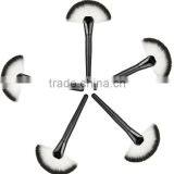 Black Handle Single Fan Powder Brush Make up Brush Wholesale thumbnail-4