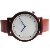 Eco-friendly Handmade Genuine Leather Bands Wooden Wrist Watch thumbnail-4