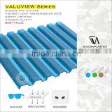 Plastic Polycarbonate Corrugated Roofing Color Sheet (Valuview Blue GRECA) thumbnail-2